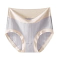 thumbnail image 1 of GigrtiJin Womens High Waisted Cotton Underwear Lightweight No Show Panties Briefs Plus Size Sweat Proof Underpants, 1 of 5