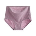 thumbnail image 1 of GigrtiJin Womens High Waisted Patterned Underwear Wide Crotch Granny Panties Strench Breathable Underpants, 1 of 2