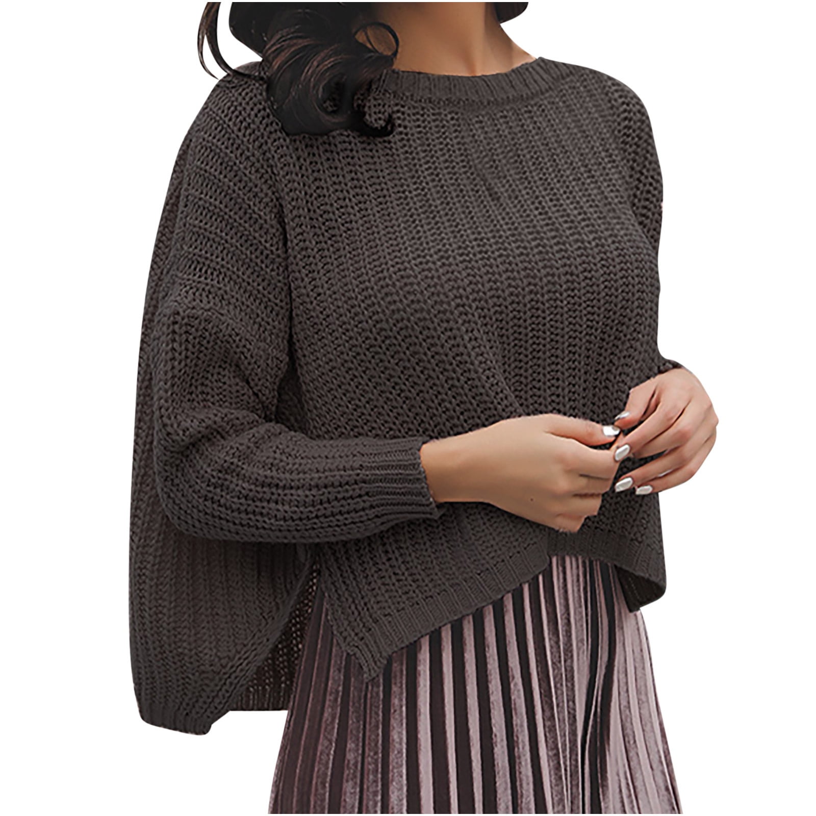 トップス ohotoro Diagonal Slit Knit ohotoro Diagonal Slit Knit