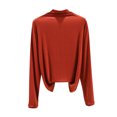 thumbnail image 1 of GigrtiJin Womens Long Sleeve Basic Tops Mock Turtleneck Solid Color Blouse Lightweight Casual Comfy Loose Shirts, 1 of 3