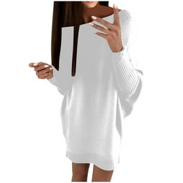 3/4 Sleeve Solid Color Off Shoulder Plus Size Casual Dresses 3/4 Sleeve Solid Color Off Shoulder Plus Size Casual Dresses