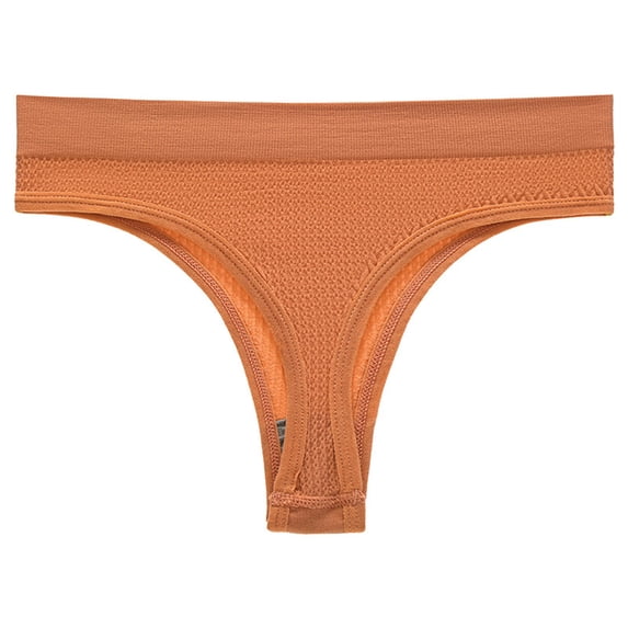 GigrtiJin Womens Low Waisted Underwear Seamless Ribbed Solid Color No Show Briefs Hipster Sweat Proof Panties