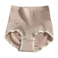thumbnail image 1 of GigrtiJin Womens Mid Rise Ribbed Underwear Seamless Buttock Lift Invisible Panties Solid Color Breathable Underpants, 1 of 2