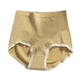 thumbnail image 1 of GigrtiJin Womens Mid Rise Ribbed Underwear Seamless Buttock Lift Invisible Panties Solid Color Breathable Underpants, 1 of 2