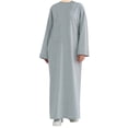 thumbnail image 1 of GigrtiJin Womens Oversized Maxi Dresses Round Neck Long Sleeve Dress Fall Casual Loose Solid Color Dresses, 1 of 2