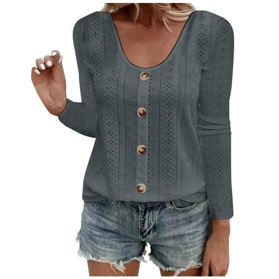 GigrtiJin Womens Summer Short Sleeve Tops Round-Neck Casaul Solid Color Blouse Fashion Plus Size Going out T-Shirt