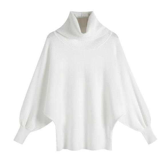 GigrtiJin Womens Turtleneck Oversized Sweater Long Sleeve Pullover Warm Sweaters Casual Fall Winter Knit Tunic Top