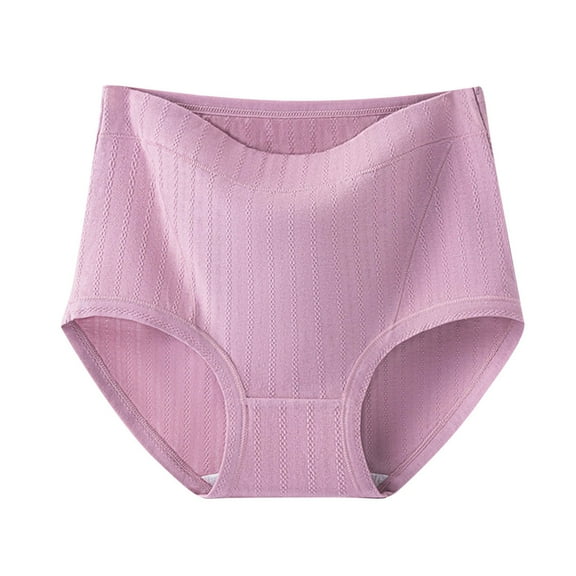 GigrtiJin Womens Wide Waisteband Boyshort Underwear Cotton No Show Granny Panties Breathable Sweat Proof Briefs