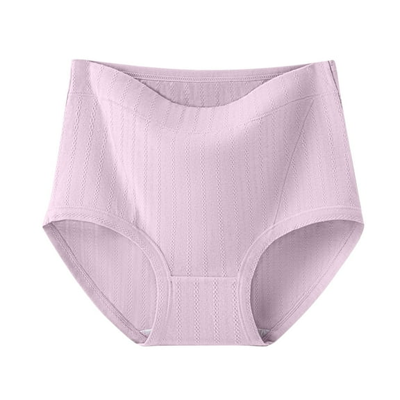 GigrtiJin Womens Wide Waisteband Boyshort Underwear Cotton No Show Granny Panties Breathable Sweat Proof Briefs