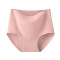 thumbnail image 1 of GigrtiJin Womens Wide Waisteband Boyshort Underwear Cotton No Show Granny Panties Breathable Sweat Proof Briefs, 1 of 6