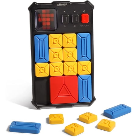 GiiKER Super Slide Brain Games, 500+ Levelled up Challenges Brain Teaser Puzzles, Interactive Fidget Toys Handheld Games Console, Electronic Learning & Education Travel STEM Toys for All Ages
