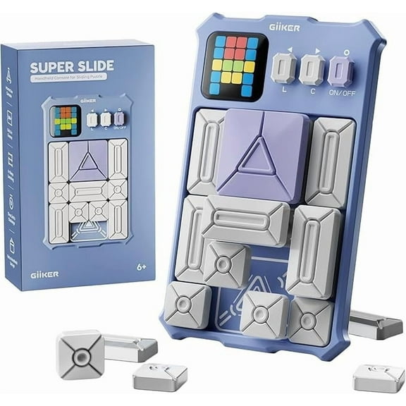 GiiKER Super Slide,Original 500+ Challenges Brain Teaser Puzzle for 5+,Travel and Birthday Gift for Boys and Girls