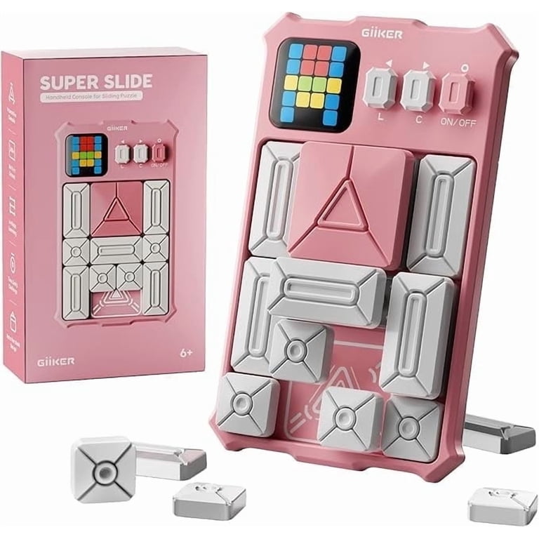 Giiker Super Slide Puzzle rompicapo a Scorrimento, Puzzle Rompicapo con Oltre 500 Sfide Originali, Giocattoli per Bambini Adolescenti, Giochi di Viaggio, Regali di Compleanno