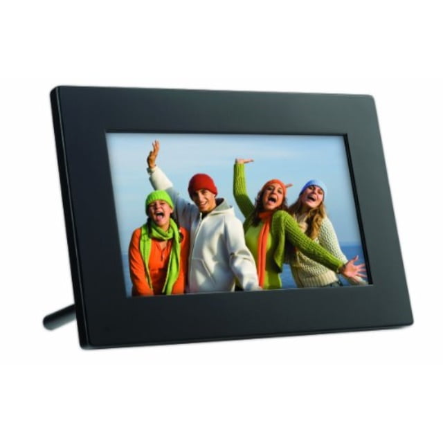 GiiNii GT7AWP 7Inch Flatscreen Digital Picture Frame (Piano Black