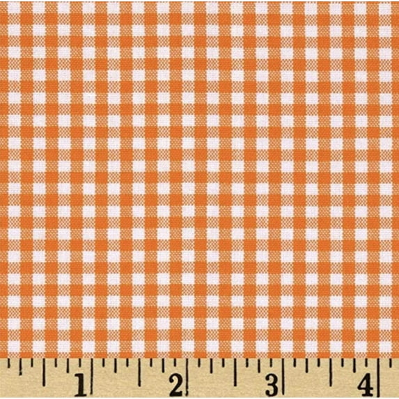 Giingham 1/8" (Inch) Checkered Poly Cotton Fabric by the Yard, 58"/60", All Colors