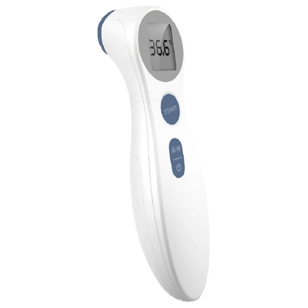 Model 15053 Auto-Check Pro Non-Contact Infrared Forehead Thermometer: In  Use 