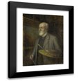 thumbnail image 1 of Gijsbertus Derksen 12x14 Black Modern Framed Museum Art Print Titled - Johannes Gijsbert Vogel (1828-1915), Painter (1910), 1 of 1