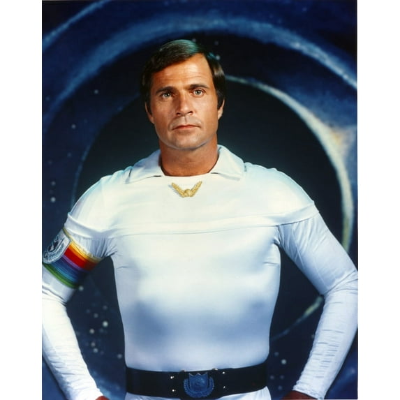 Gil Gerard in a Fitted White Long Sleeve Photo Print (24 x 30)