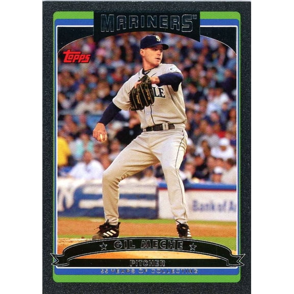 Gil Meche Card 2006 Topps Black #236