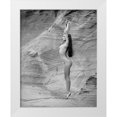 thumbnail image 1 of Gil Raga, Joan 15x18 White Modern Wood Framed Museum Art Print Titled - Cofete Beach, 1 of 4