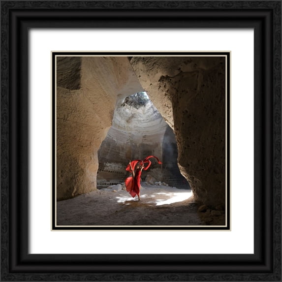 Gil, Yoram 20x20 Black Ornate Wood Framed with Double Matting Museum Art Print Titled - TctctTT