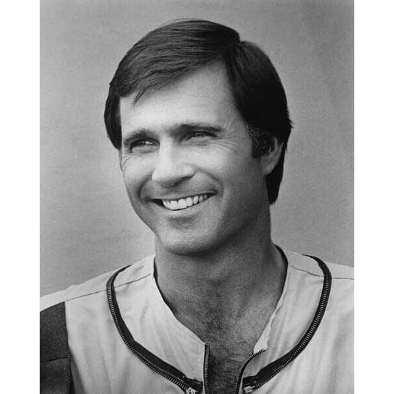 Gil gerard smiling portrait between takes Buck Rogers in 25th Century poster