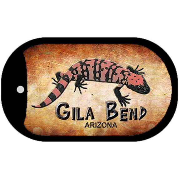 Gila Bend Arizona Novelty Metal Dog Tag Necklace DT-8220 2" x 1" Dog Tag (DT)