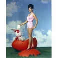 thumbnail image 1 of Gila Golan Holding Teddy Bear in Pink Dress Photo Print (8 x 10), 1 of 1