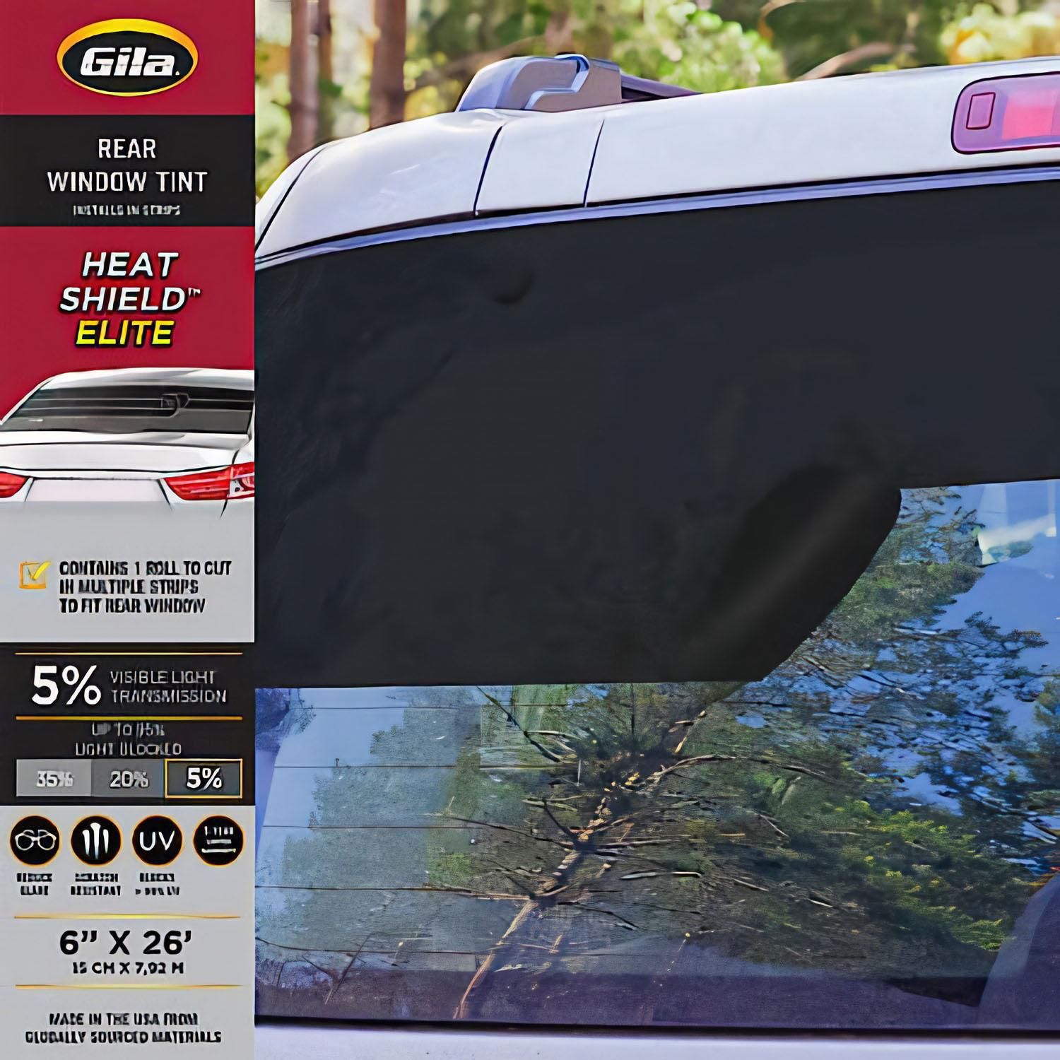 Gila HEAT SHIELD ELITE 5 VLT Rear Window Ceramic Automotive DIY Window