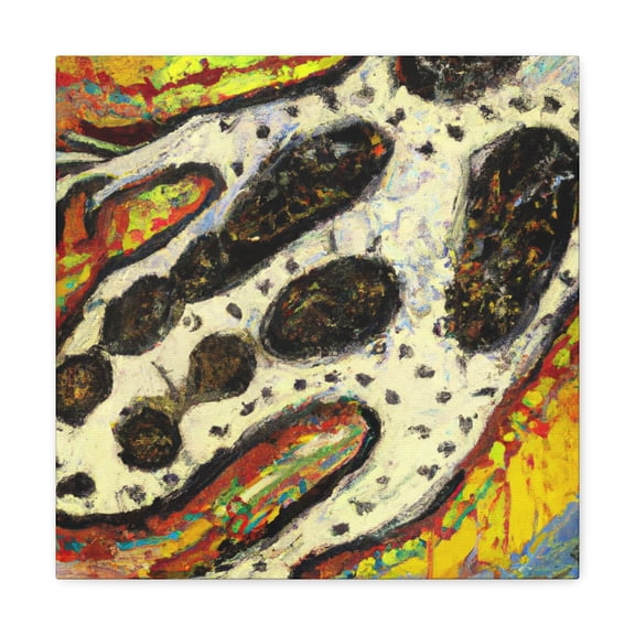 Gila Monster Abstracted - Canvas