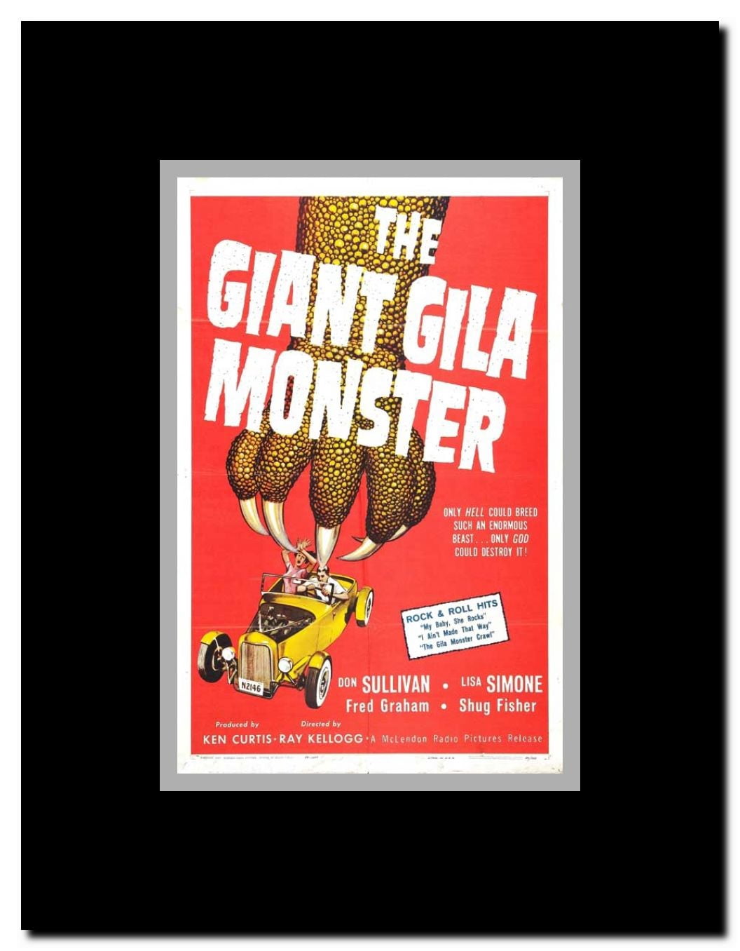 Gila Monster Framed Movie Poster