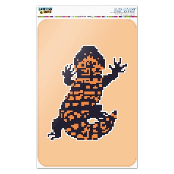 Gila Monster Pixel Lizard Home Business Office Sign