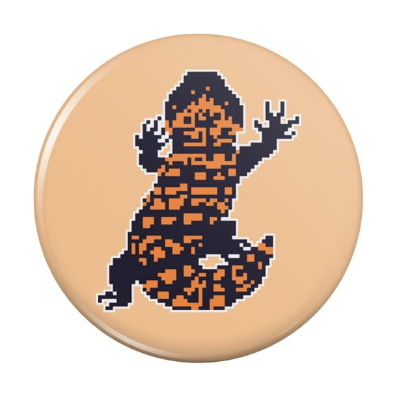 Gila Monster Pixel Lizard Kitchen Refrigerator Locker Button Magnet