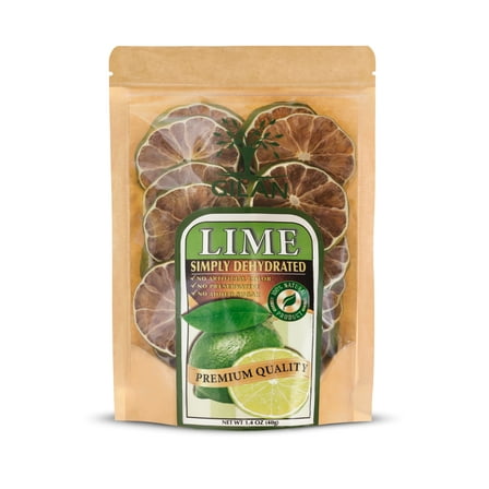 Gilan Dried Lime Slices, All Natural, Unsweetened, 1.4 oz