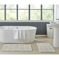 thumbnail image 1 of Gilbert 2 piece Checkerbox Bath Rug Set -20"X34"&24"X40"-240 GSF- IVORY COLOR, 1 of 1