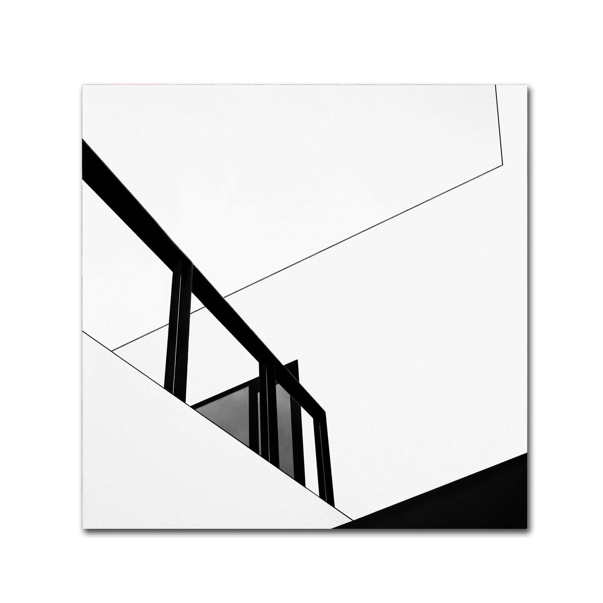 Gilbert Claes 'The Railing' Canvas Art