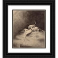 thumbnail image 1 of Gilbert Gaul 15x17 Black Ornate Wood Framed Double Matted Museum Art Print Titled - Spanish-American War Scene, 1 of 5