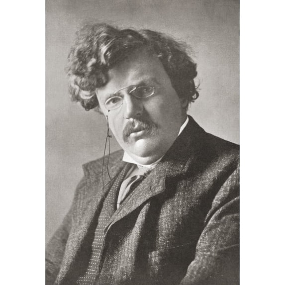 Gilbert Keith Chesterton 1874 ? Poster Print