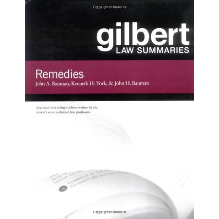 Pre-Owned Gilbert Law Summaries on Remedies (Paperback) 0314143491 9780314143495