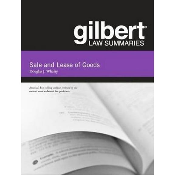 Pre-Owned Gilbert Law Summaries on Sale and Lease of Goods Paperback