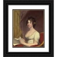 thumbnail image 1 of Gilbert Stuart 12x14 Black Ornate Wood Framed Double Matted Museum Art Print Titled: Anna Maria Brodeau Thornton (Mrs. William Thornton) (1804), 1 of 5