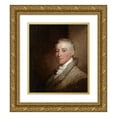 thumbnail image 1 of Gilbert Stuart 12x14 Gold Ornate Wood Frame and Double Matted Museum Art Print Titled - Colonel John Trumbull (1818), 1 of 4