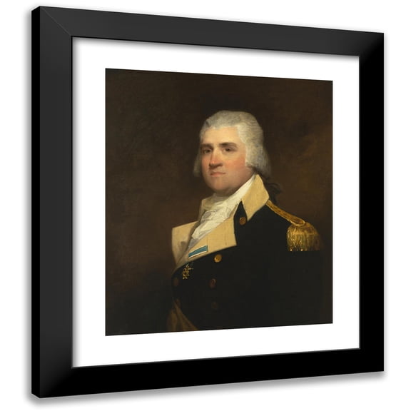 Gilbert Stuart 15x17 Black Modern Framed Museum Art Print Titled - Samuel Smith (1800)