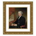 thumbnail image 1 of Gilbert Stuart 15x17 Gold Ornate Wood Frame and Double Matted Museum Art Print Titled - Sir Joshua Reynolds (1784), 1 of 4