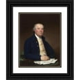 thumbnail image 1 of Gilbert Stuart 19x24 Black Ornate Framed Double Matted Museum Art Print Titled: Captain Joseph Anthony (1794), 1 of 5