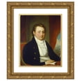 thumbnail image 1 of Gilbert Stuart 20x24 Gold Ornate Framed and Double Matted Museum Art Print Titled - Edward Stow (C. 1803), 1 of 4