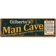 thumbnail image 1 of Gilberto's Man Cave Rules Green Sign Decor Gift 8x24 108240005470, 1 of 1