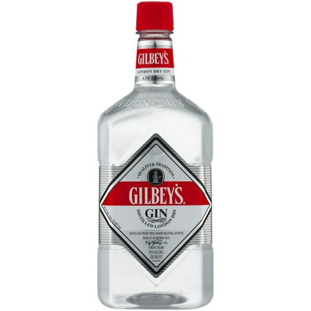 Gilbey's London Dry Gin, 1.75 L PET Bottle, ABV 40.00%