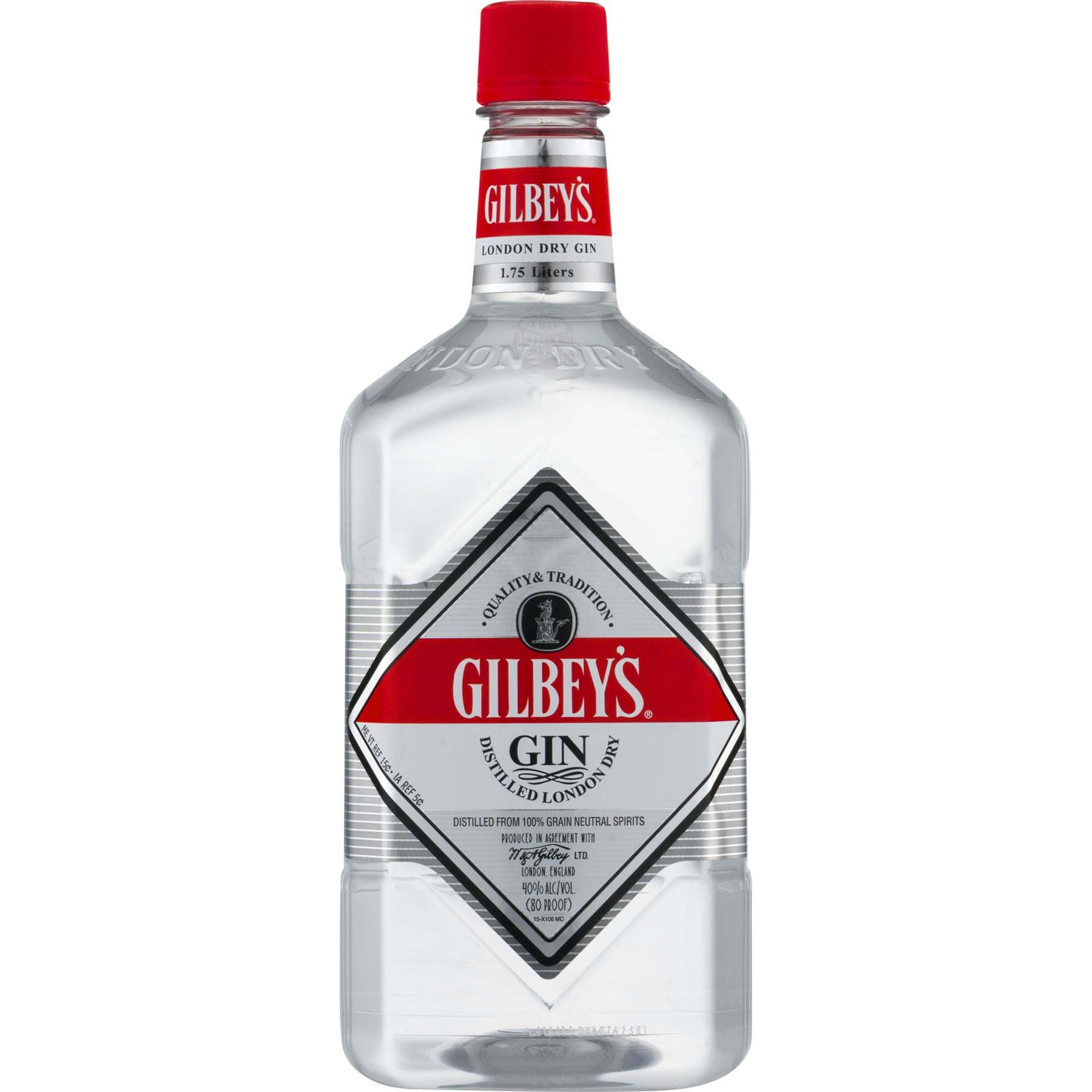 Sir Walter Gilbey's English Dry Gin 未開栓⭐︎ Gilbey's Gin 1.75L 80 Proof with Classic Juniper and Citrus Notes