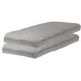 thumbnail image 1 of Gilbin 100% Jersey Knit Cotton Fitted Cot Sheet for Camp Cot Mattresses 30" x 75" (2 Pack Grey), 1 of 5